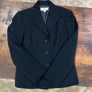 Dark navy suit jacket & skirt
